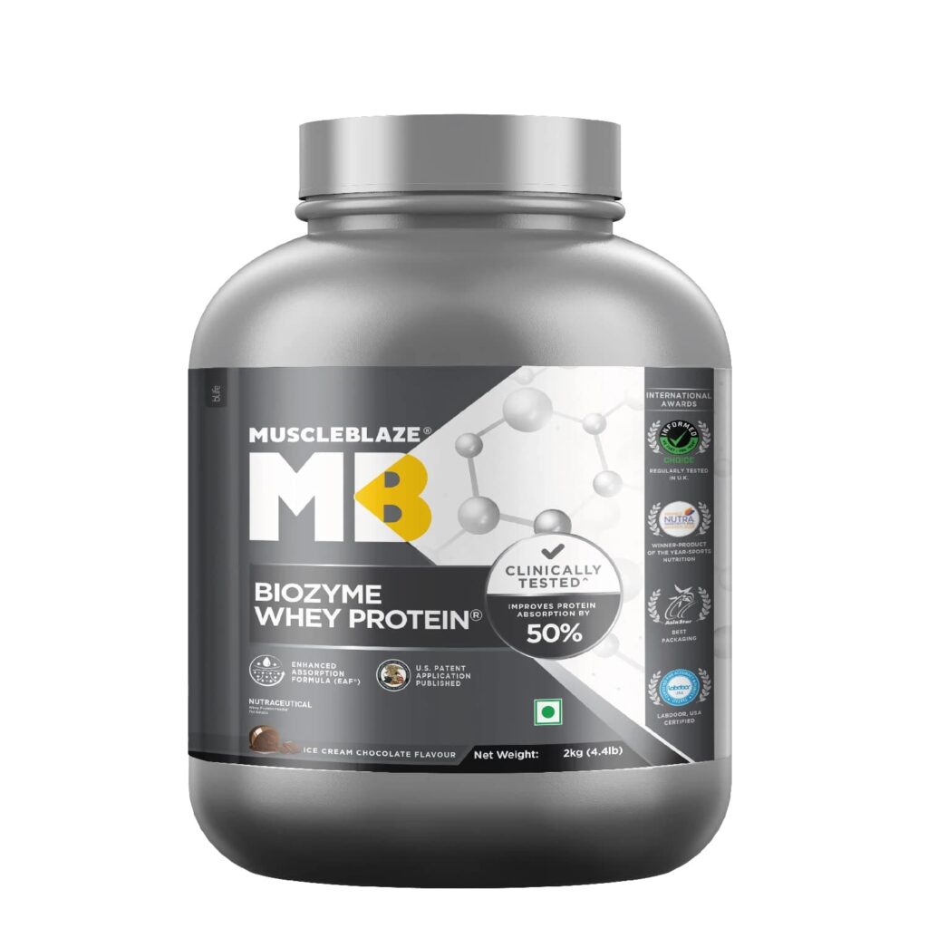 MuscleBlaze Biozyme Whey Protein